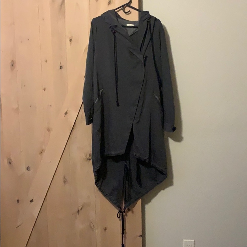 Boutique dark gray jacket.